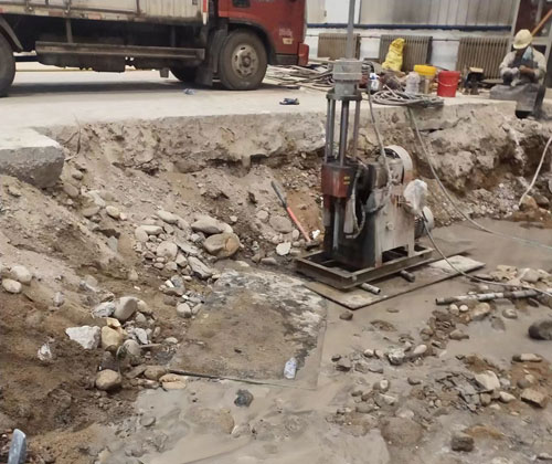 静海公路下沉压浆